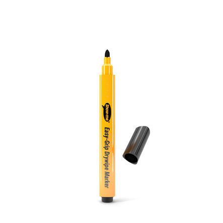 Show\-me Triangular Drywipe Whiteboard Markers Blk  hi\-res