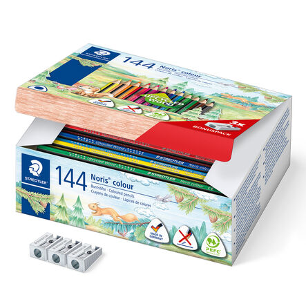 STAEDTLER Noris Triangular Colouring Pencils Assorted  hi\-res