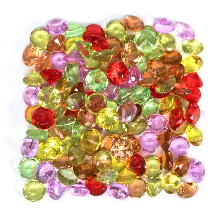 Sparkling Diamond Counters Assorted Colours 100pk  hi\-res