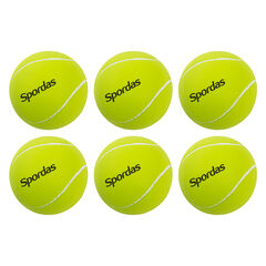 High Density Foam Tennis Balls 6pk  High Density Foam Tennis Balls 6pk  hi-res