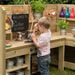 TTS Outdoor Wooden Corner Kitchen Unit H110 x W180 x D180cm  hi\-res