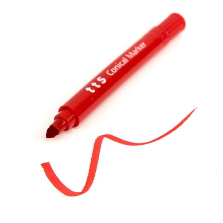 TTS Assorted Conical Fibre Tip Markers  hi\-res