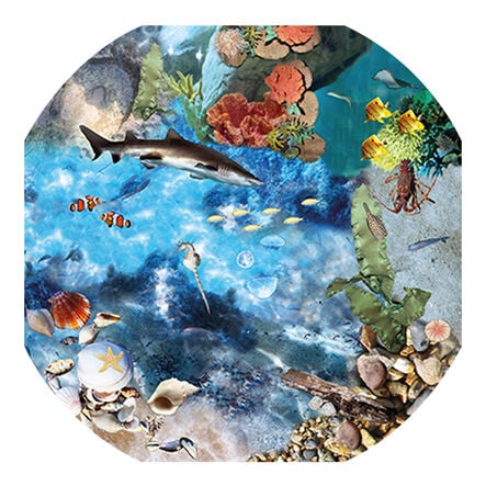 TTS Active World Tuff Tray Ocean Photographic Mat  hi\-res