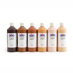 TTS Ready Mix Paint Skin Tones 500ml 6pk  TTS Ready Mix Paint Skin Tones 500ml 6pk  hi-res