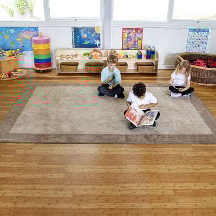 Two Tone Border Rectangular Carpet  hi\-res