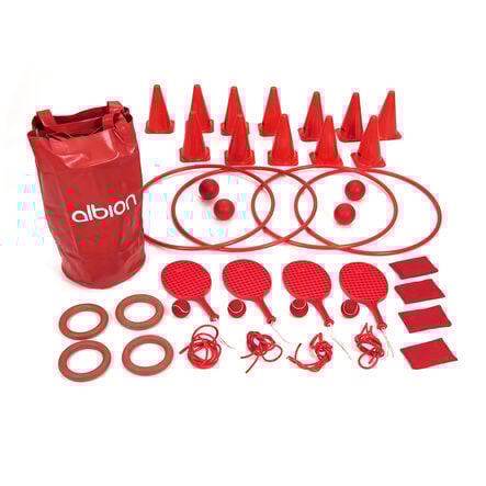 Small Space Coloured Playground Kits Red Red hi\-res
