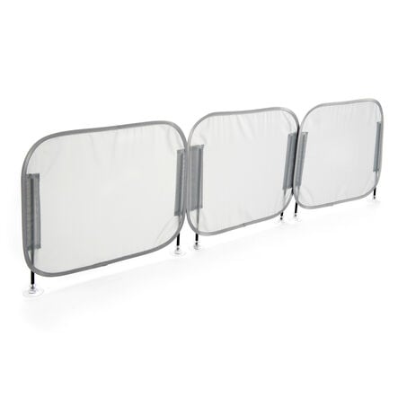 Pop\-Up Concentration Desk Barrier Grey Single Grey hi\-res