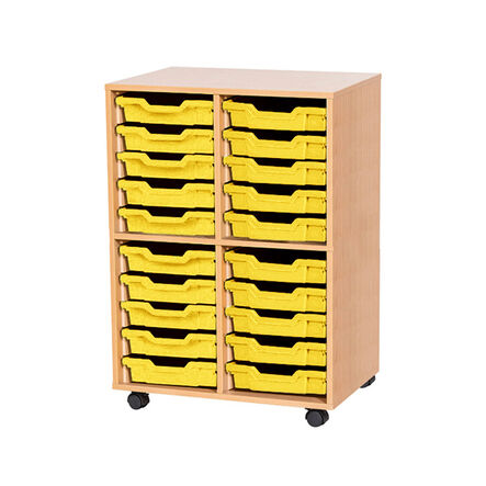 Mobile Double Tray Storage Unit 20 Trays  hi\-res