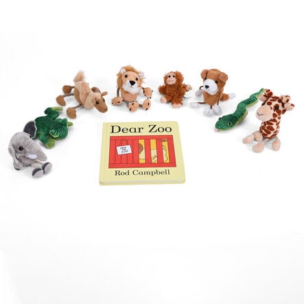 Story Book \x26 Puppet Sets Dear Zoo  hi\-res