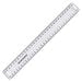 White Shatter Resistant 30cm Rulers 100pk  hi\-res