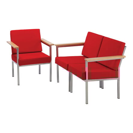 Reception Chairs Without Arms \x26 Black Frame  hi\-res
