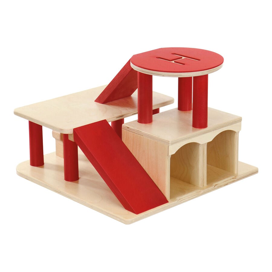 希少　have fun garage sus table set mcrss Wooden Small World Garage | Small World Buildings | TTS