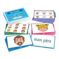TTS French Family Vocabulary Builder Activity Cards 46pk  TTS French Family Vocabulary Builder Activity Cards 46pk  hi-res