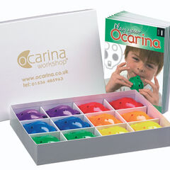 Starter Ocarina Instrument and Ocarina Books 12pk  Starter Ocarina Instrument and Ocarina Books 12pk  hi-res