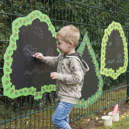 TTS Trees Mark Making Outdoor Chalkboards 3pk  hi\-res