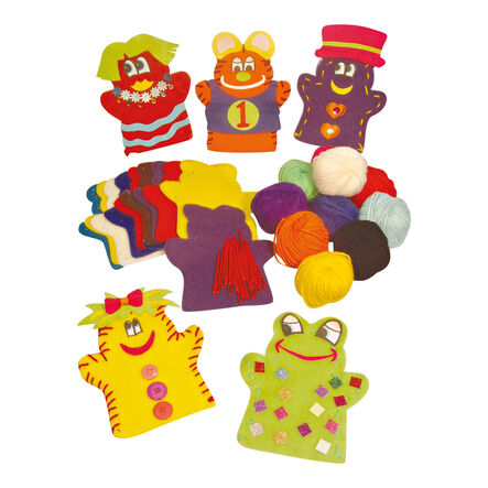 Glove Puppet Sewing Classpack Assorted 30pk  hi\-res