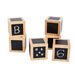 Chalk Wooden Cubes  hi\-res