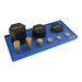 Brass and Steel Weight Set with Tray  hi\-res