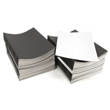 Pisces Black Stapled Sketchbooks Portrait 120gsm 100pk  hi\-res