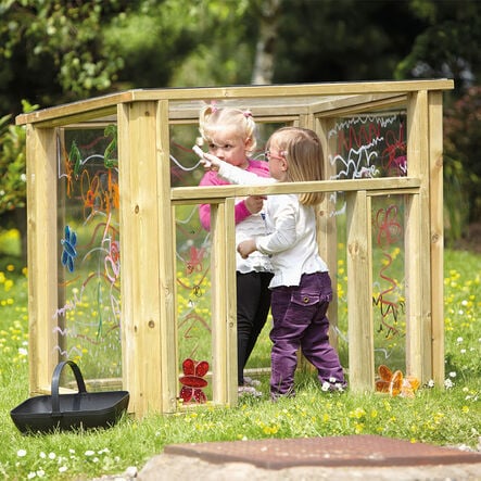 TTS Outdoor Wooden Mark Making Den  hi\-res