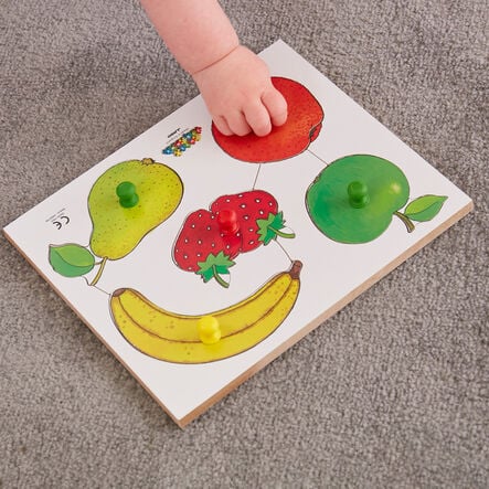 Wooden Healthy Eating Puzzles 6pk  hi\-res