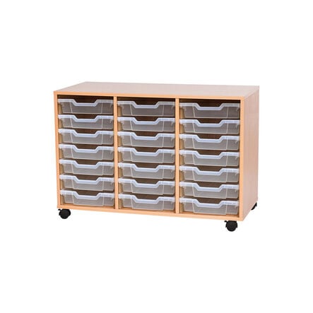 Mobile Triple Tray Storage Unit 21 Trays  hi\-res