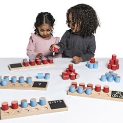 Wooden Ten Frames Set 64pcs  hi-res