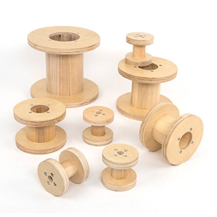 TTS Assorted Outdoor Wooden Reels 8pk  hi\-res