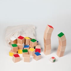 Tilted Stacking Wooden Blocks 40pcs  Tilted Stacking Wooden Blocks 40pcs  hi-res