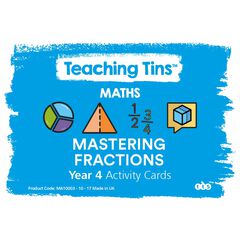 TTS Mastering Fractions Activity Cards Year 4 100pk  TTS Mastering Fractions Activity Cards Year 4 100pk  hi-res