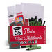 Show\-me® Original A4 Plain Dry Wipe Boards Class Kit  hi\-res