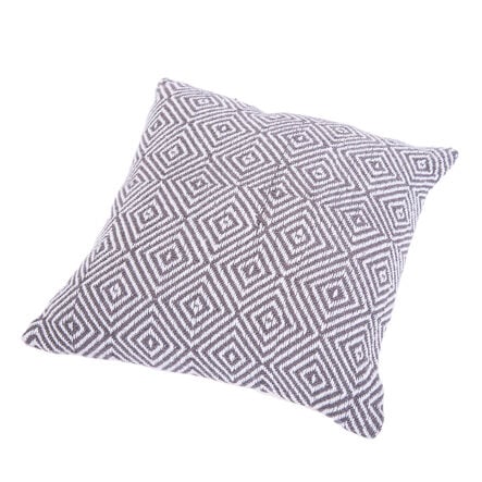 Eco Friendly Diamond Cushion Warm Grey Dark Grey hi\-res