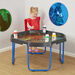 TTS Black Tuff Tray Table and Blue Stand Bundle  hi\-res