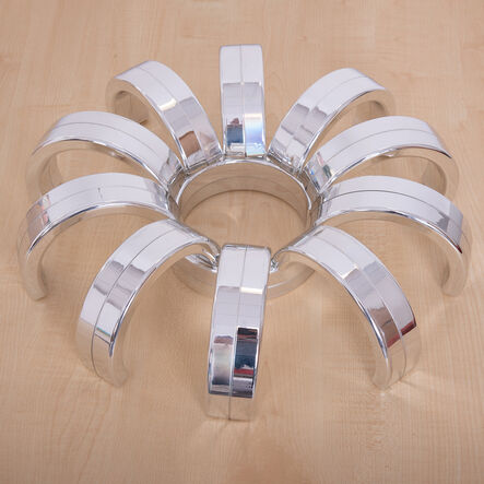 TTS Metallic Silver Stacking Arches 12pk  hi\-res