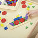 Wooden 2D Shapes and 5 Pattern Boards  hi\-res