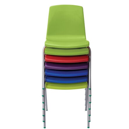 Metalliform NP Chair Seat Ht 260mm Purple Speck\'d Grey Frame  hi\-res