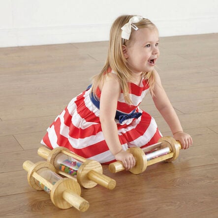 Rolling \x26 Shaking Wooden Treasure Cylinders  hi\-res
