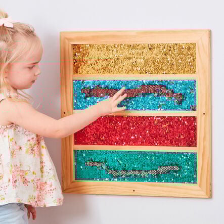 TTS Mark Making Sequin Stripe Board  hi\-res