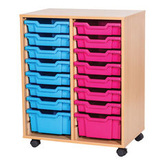 Mobile Double Column 16 Tray Unit  hi-res