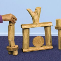 Tree Blocks Without Bark 36pcs  Tree Blocks Without Bark 36pcs  hi-res