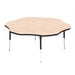 Tuf\-Top™ Height Adjustable Flower Shaped Table  hi\-res