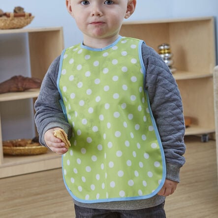 Dotty Polyester Long Bibs 5pk  hi\-res