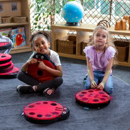 Back To Nature Ladybird Counting Cushions  hi\-res