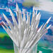 White Nylon Round Paint Brushes 60pk  hi\-res