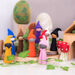 Small World Rainbow Wooden Felt Elves  hi\-res