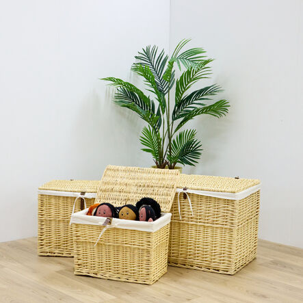 Wicker Storage Hamper Baskets  hi\-res