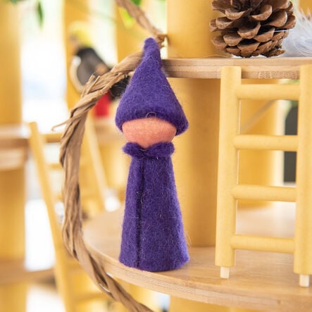 Small World Rainbow Wooden Felt Elves  hi\-res