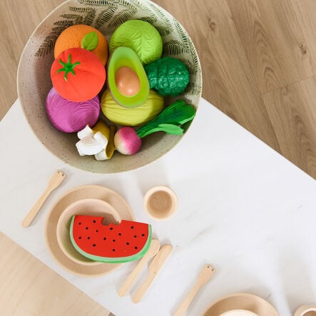 Role Play Neutral Tableware Dining Set  hi\-res