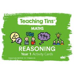 TTS Maths Reasoning Activity Cards Year 1 84pk  TTS Maths Reasoning Activity Cards Year 1 84pk  hi-res