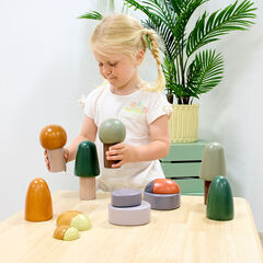 TTS Small World Wooden Critters Set  hi-res